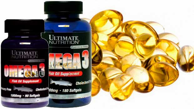 Купить и заказать Omega 3 Ultimate Nutrition 1000 мг в Киеве и Украине